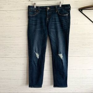 Kut from the Kloth Dark Adele Slouchy Boyfriend Jeans